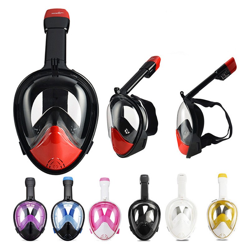 Full Face Panoramic Snorkel Diving Mask,IN2492,In Time Promotions LLC