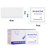100 Pieces Disposable Disinfection Alcohol Pads
