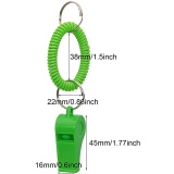 Whistle Key Chain with Coil