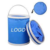 11L Portable Wash Folding Bucket with Zippered Bag