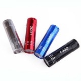 9 LED Mini Aluminum Alloy Flashlight