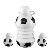 14 oz Soccer Foldable Water Bottle