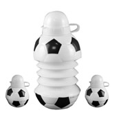 14 oz Soccer Foldable Water Bottle