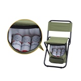 Lightweight Folding Chair Seat with Cooler Bag