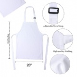 Reusable Kids Aprons Adjustable Youth Bib Apron