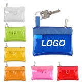 PVC Zippered Coin Pouch