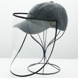 Baseball Cap With Face Shield