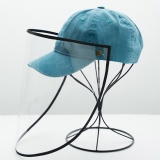 Baseball Cap With Face Shield