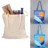 Full Color Cotton Canvas Reusable Tote Bags