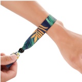Full Color Event Fabric Wristband - Bead Slider
