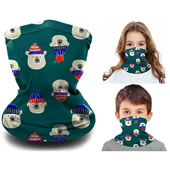 2-Layer Reusable Youth Face Mask Kids Neck Gaiter