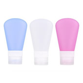 2 Oz Silicone Travel Toiletry Bottle