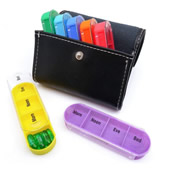 28 Grid 7 Day Pill Box/ Wallet Pillbox