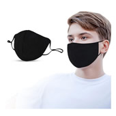 3 Ply Cotton Face Mask with Adjustable Ear Loops