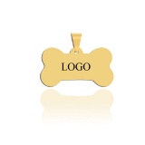 Bone Shaped Pet ID Tag