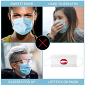 3D Face Mask Bracket/Inner Support for Comfortable Breathing