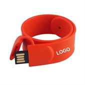 4 GB Silicone Slap Bracelet USB Flash Drive