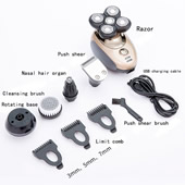 4 In 1 Water Proof Electric Shaver