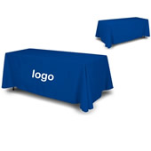 4 Sided Giveaway Plain Table Cover - 8 Ft