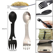 5 In 1 Multifunction Camping Outdoor Spoon Fork