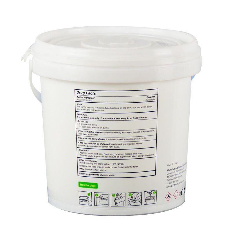 75% Alcohol Barreled/500 Sheets Disinfection Wipes