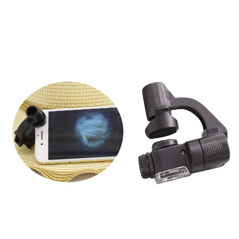90X LED Clip-on Phone Microscope