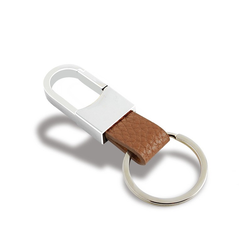 Advertising Car Key Chains Leather Keychain