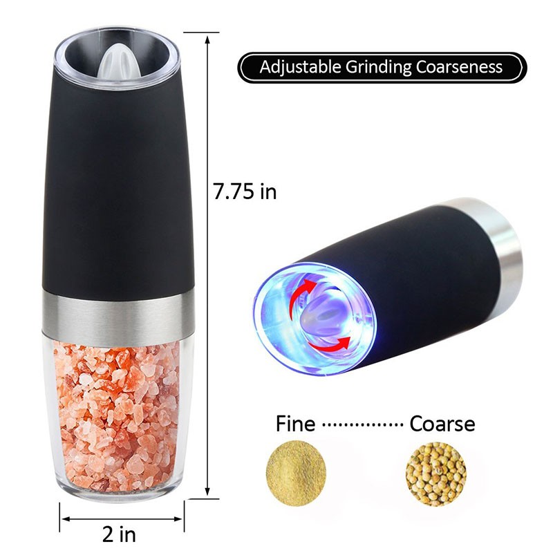 Automatic Gravity Electric Salt and Pepper Grinder