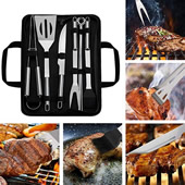 9 Pieces BBQ Grill Tool Set
