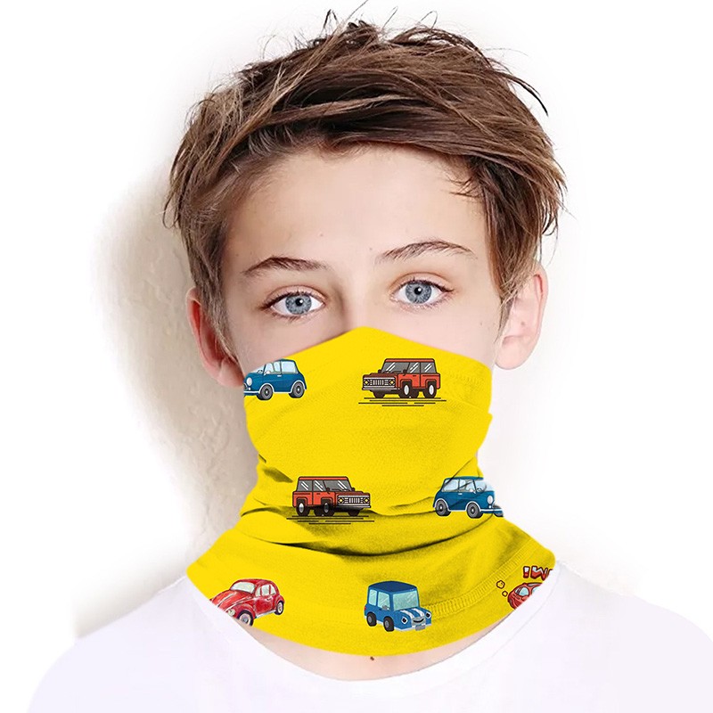 Back to School Reusable Youth Neck Gaiter Seamless Kids Face Mask