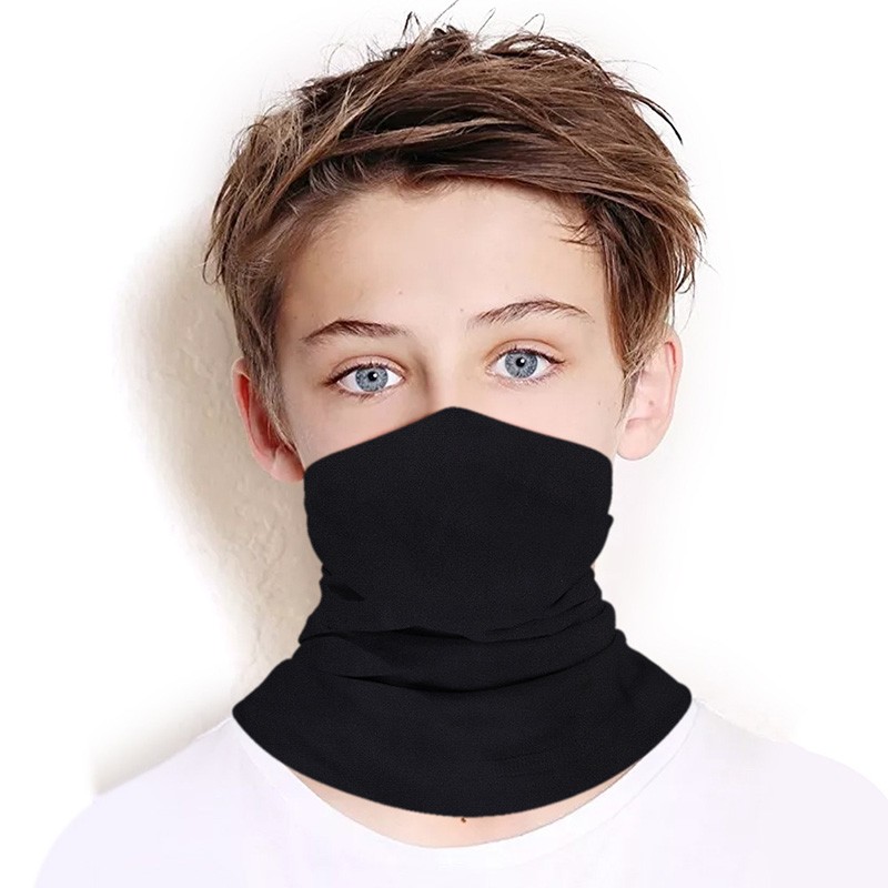 Back to School Reusable Youth Neck Gaiter Seamless Kids Face Mask