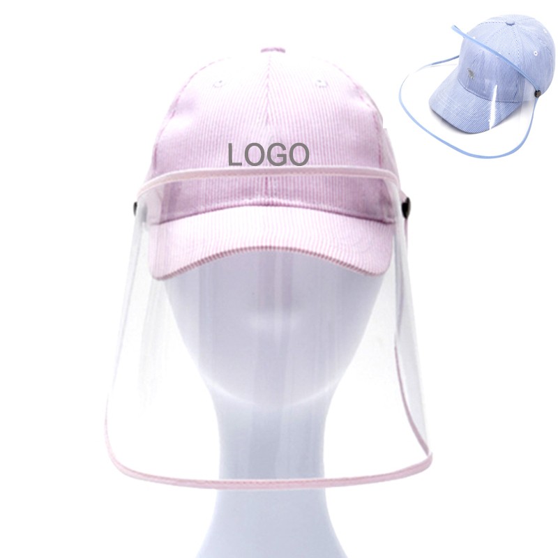 Baseball Cap with Clear Face Mask for Kids