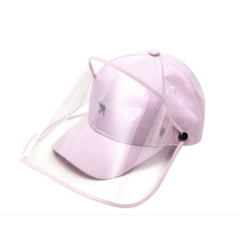 Baseball Cap with Clear Face Mask for Kids