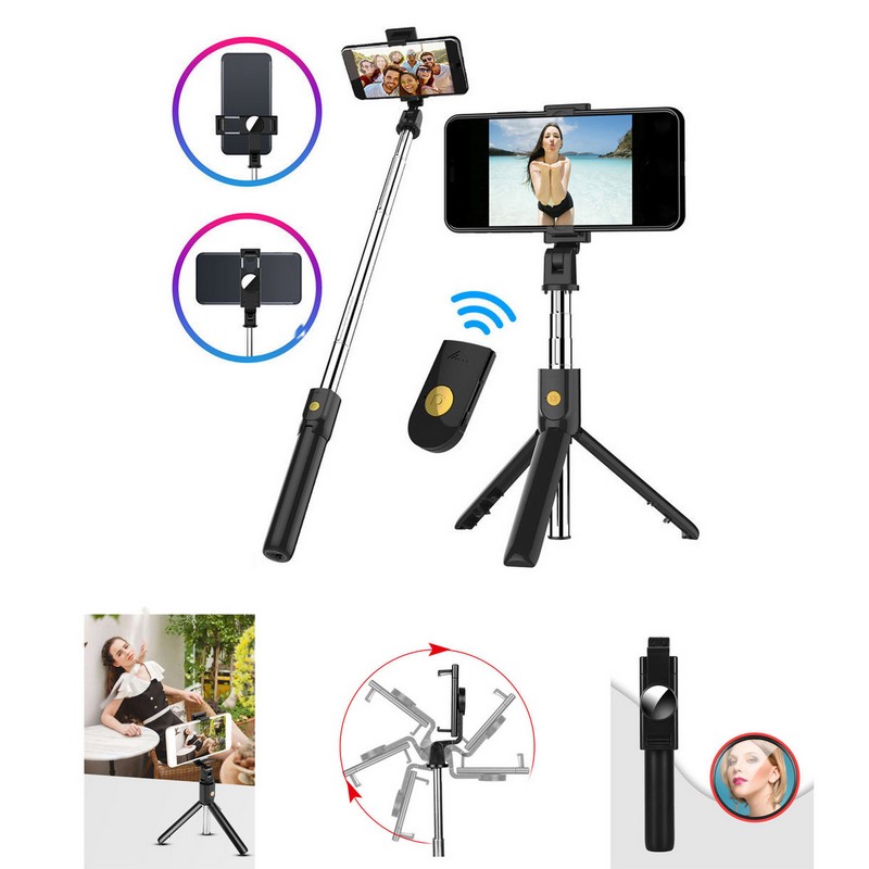 Bluetooth Tripod Selfie Stick Phone Stand