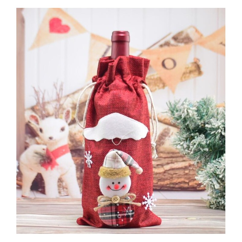 Christmas Wine Bottle Gift Bag