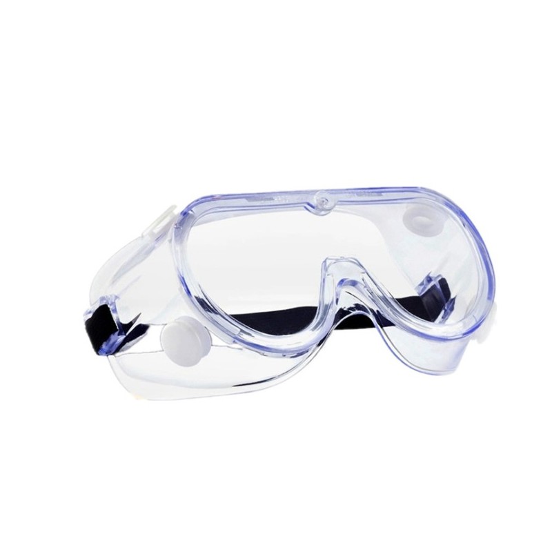 Clear Splash Guard Safety Goggles with Vinyl Frame