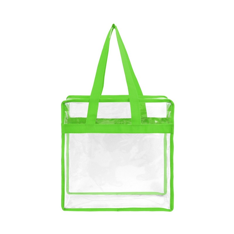 Clear Tote Bag With Zipper