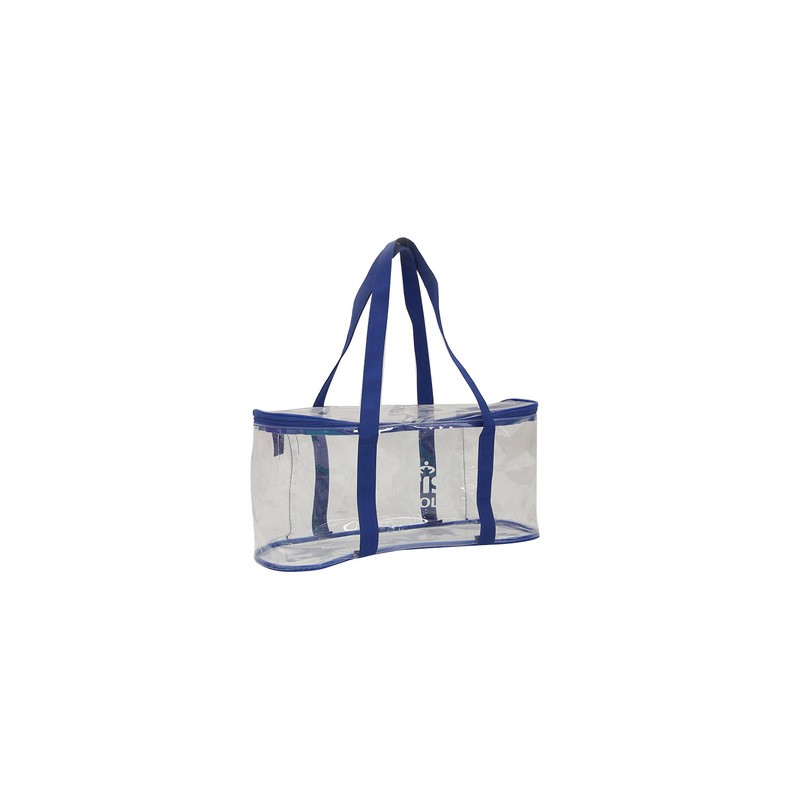 Clear Vinyl Travel Size Cosmetic Tote Bag