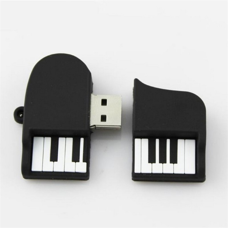 Cute Piano Shape USB 3.0 Flash Drive Data Storage 8GB