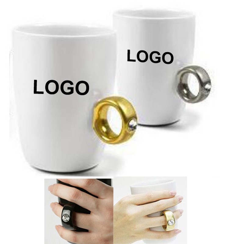 Diamond Ring Handle Cup