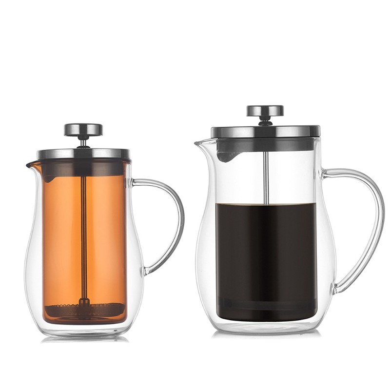 Double Wall Glass French Press 20OZ