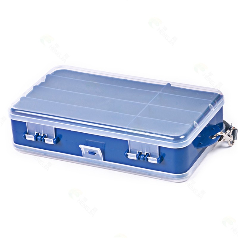 Double-sided Fishing Tackle Storage Box- 13 Compartments