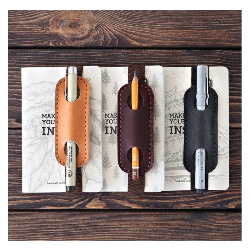 Elastic Pen Holder Pencil Bags Pen Jacket Pen Cover Bookmark