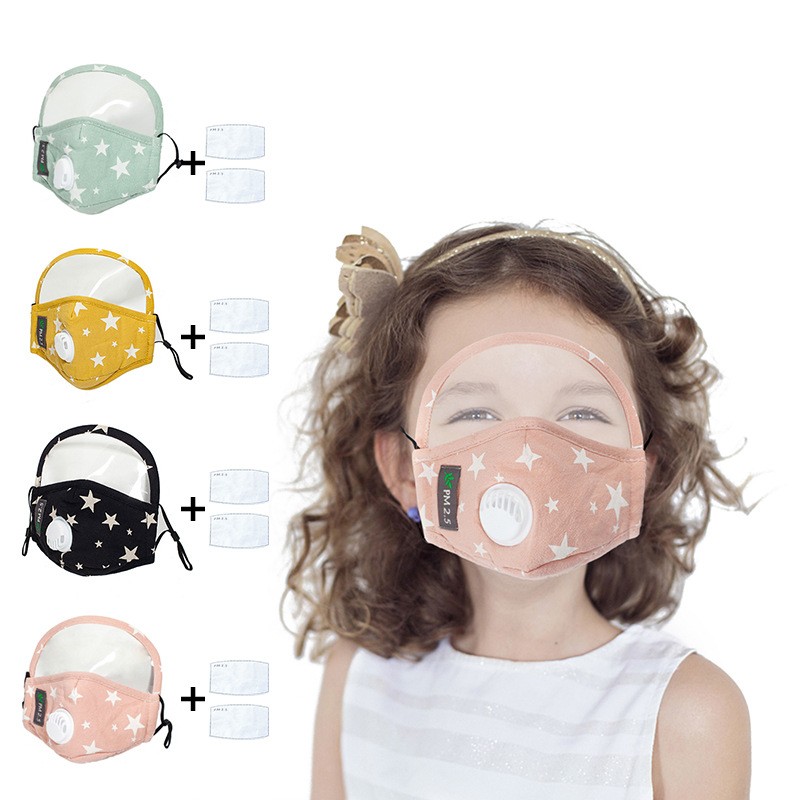 Face Mask Eye Shields with Filter for Kids