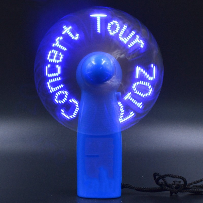 Flashing Logo LED Handhold Fan