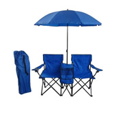 Foldable Beach Chair Set