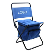 Foldable Chair With Cooler Bag