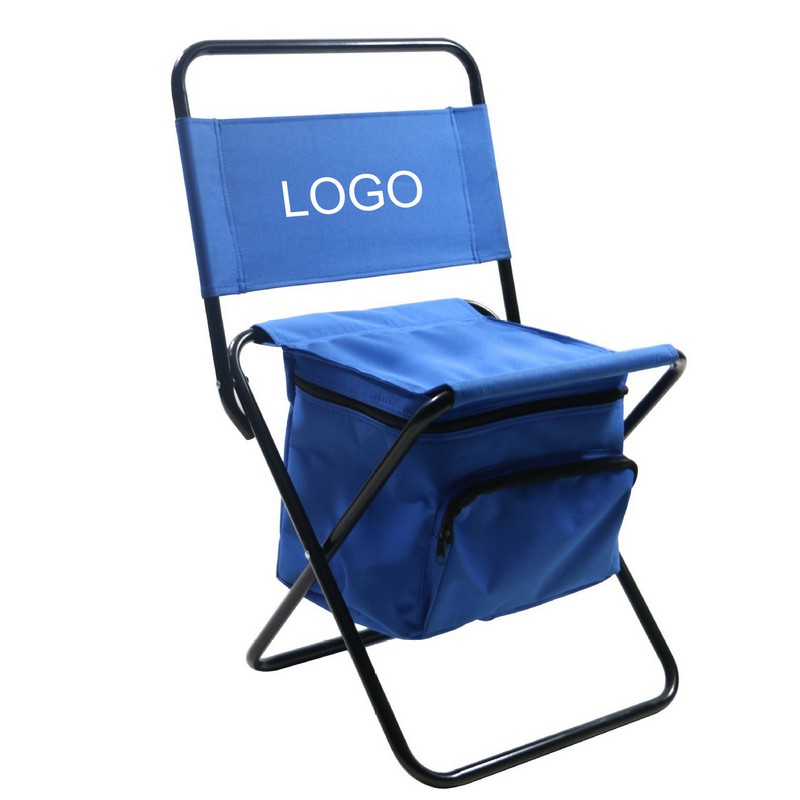 Foldable Chair With Cooler Bag
