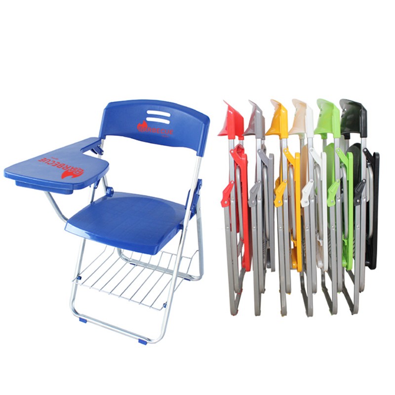 Folding Chair With Arm Writing Board