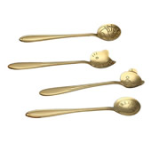 Gold Plating Finished Stainless Steel Spoon